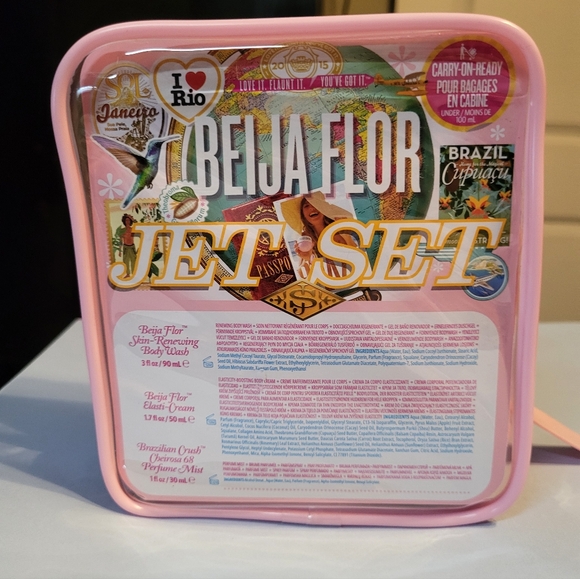 4-Piece Sol de Janeiro Beija Flor Elasti Body Wash, Elasti-Cream & Mist Set, New - Picture 2 of 3